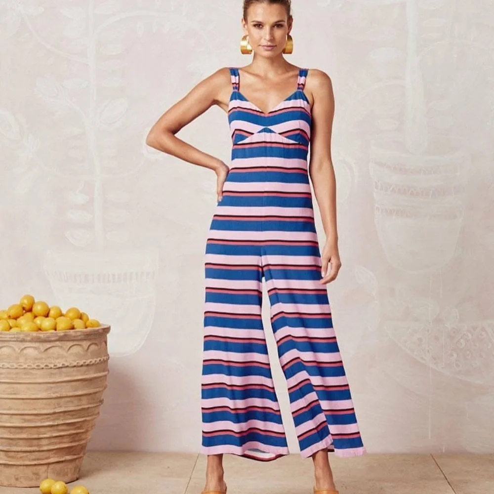 Mister Zimi Multicolor Striped Jumpsuit - Picture 2 of 6